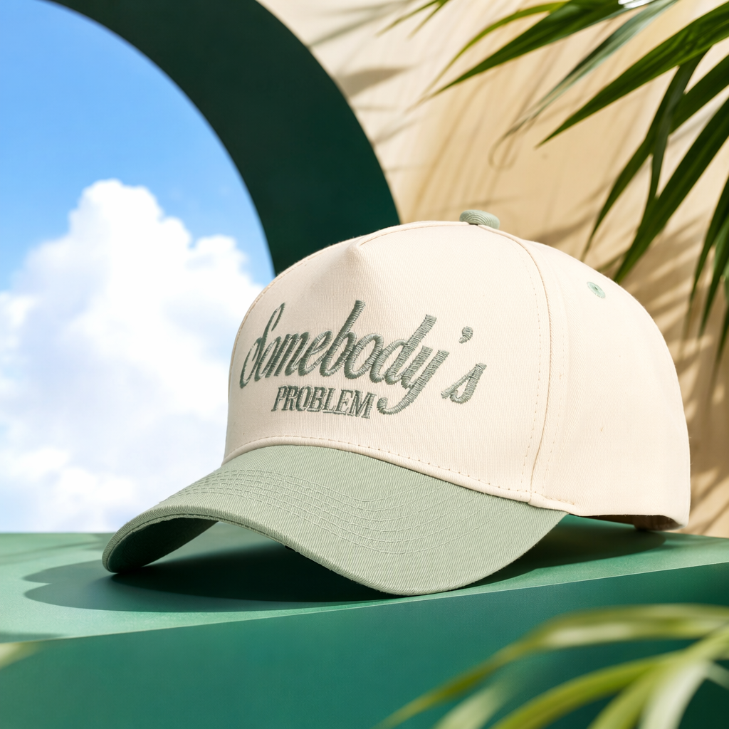 Beige and light green color-matched baseball caps for both men and women, casual and versatile sun hats Specification image