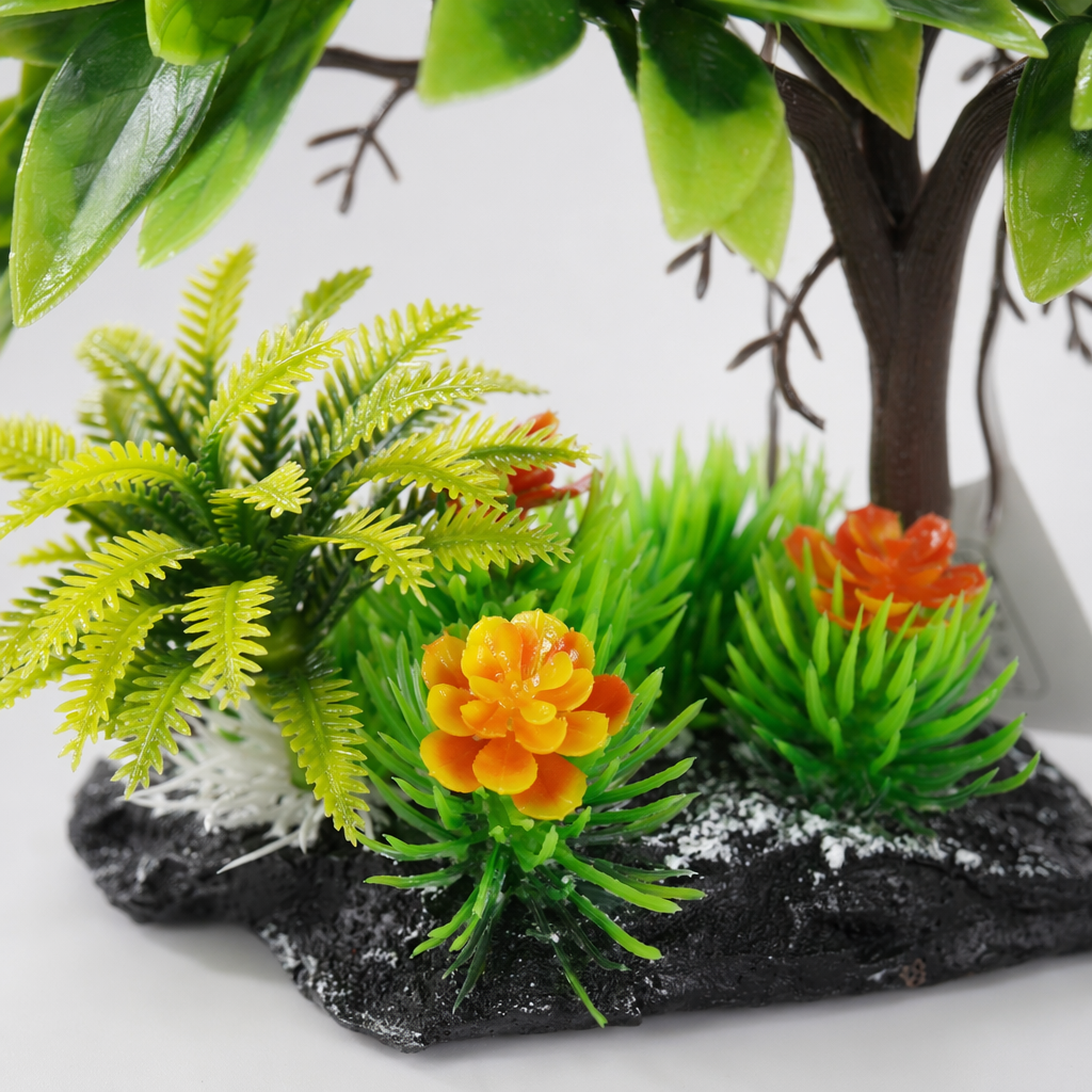 Green artificial trees for indoor decoration, living room, balcony, artificial trees, potted plants and green plant ornaments Application Scenario
