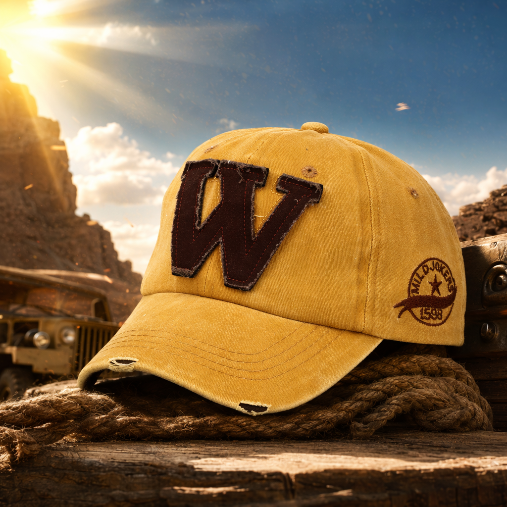 Yellow baseball cap, unisex adjustable soft-top casual sun hat Specification image