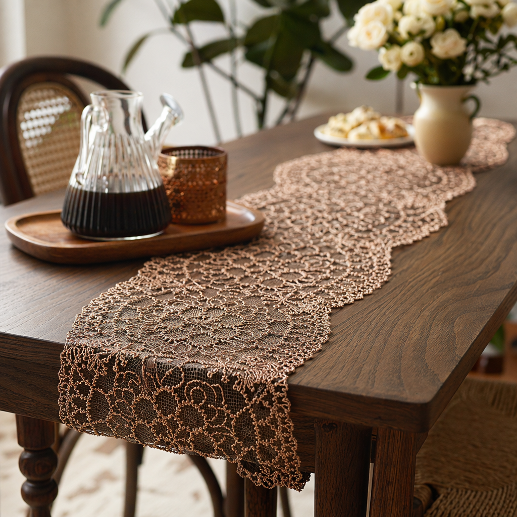 Golden lace trim decorative fabric, DIY embroidery accessories, suitable for home and clothing details Picture