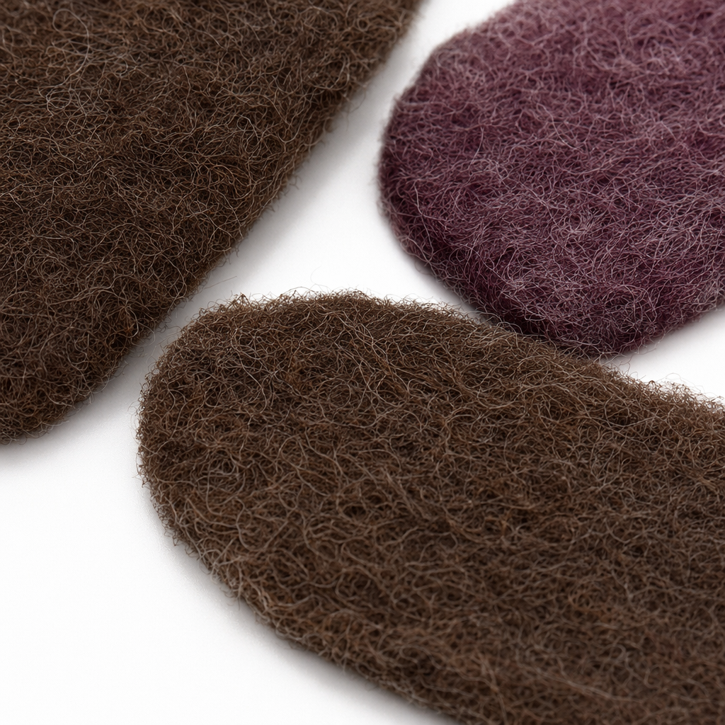 Brown and red plush hair clips, headwear, hair clips, children's hair accessories Specification image