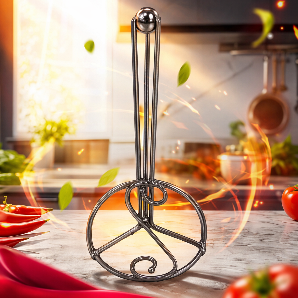 The metal spiral base stand is adjustable in height and suitable for desktops, mobile phones and tablets Specification image