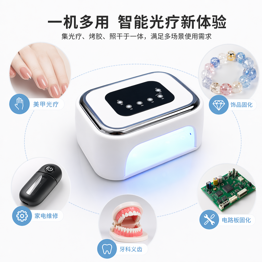 白色带黑边电子设备 时尚简约科技感桌面办公用品