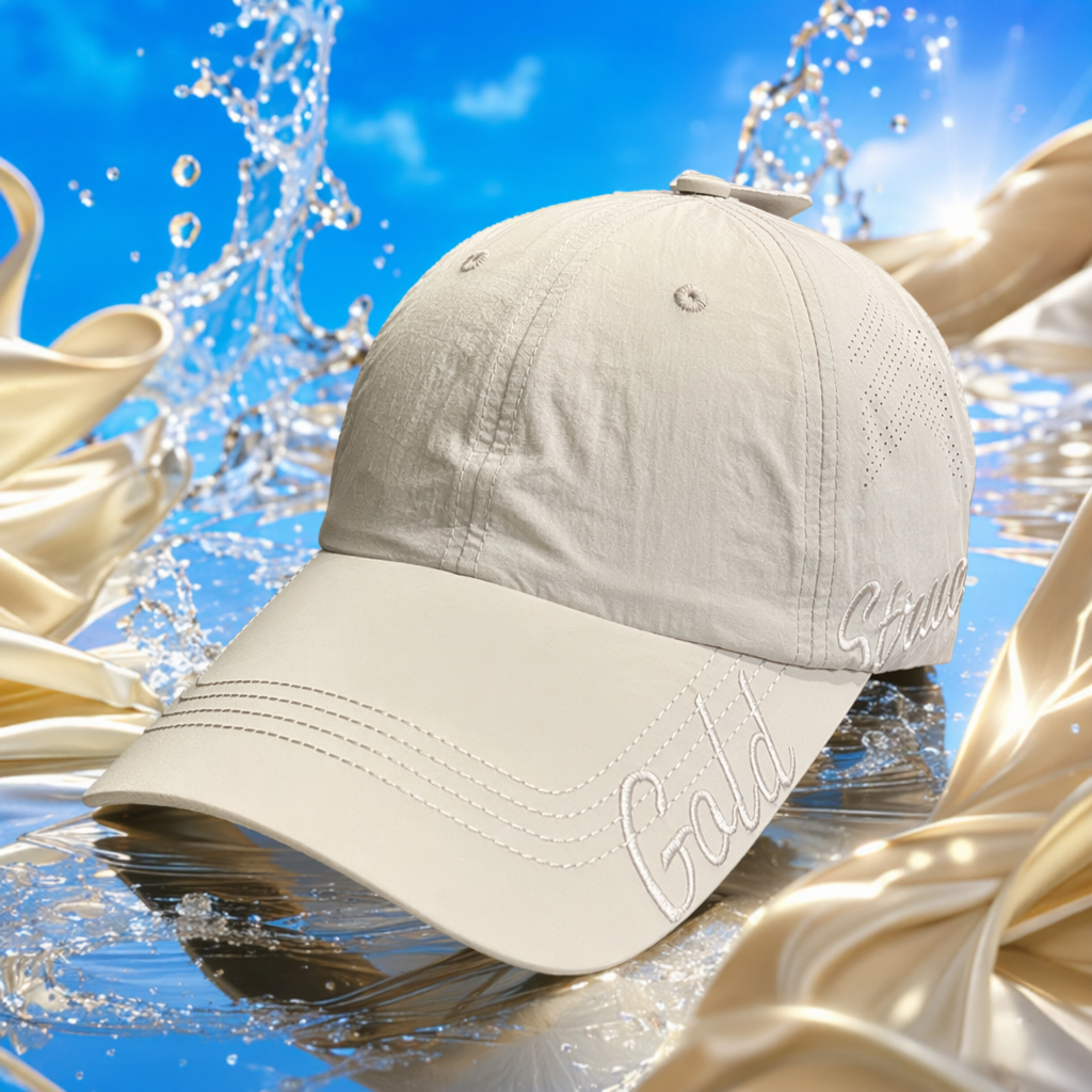 Light grey baseball cap, unisex, casual and versatile, with adjustable soft top for sunshade Specification image