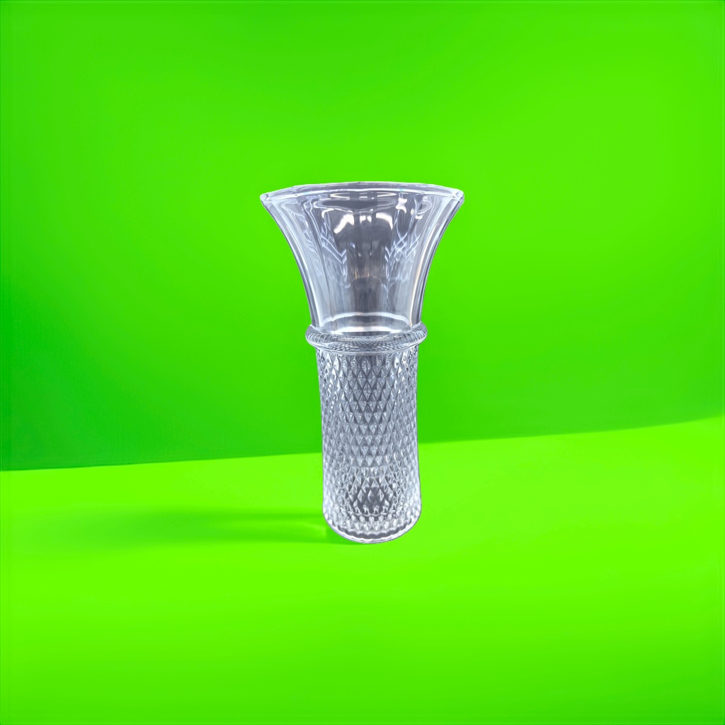 Transparent crystal vase for living room decoration, high-definition and bright home flower arrangement Application Scenario