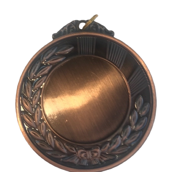 Custom-made commemorative MEDALS with a copper-colored metallic texture can be engraved Item Picture