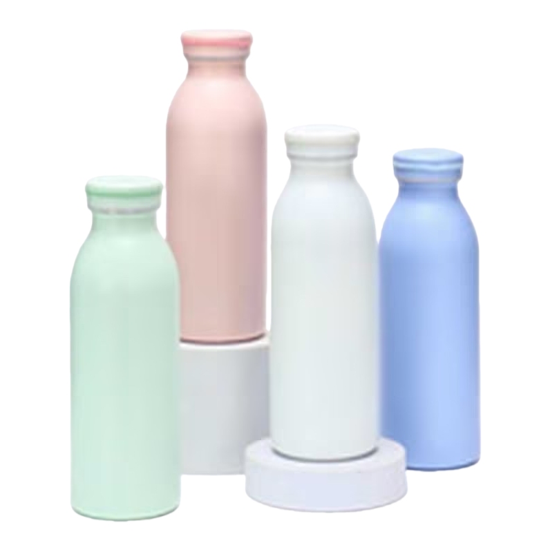 Colorful frosted water bottle, fashionable, portable and large-capacity sports water bottle Item Picture