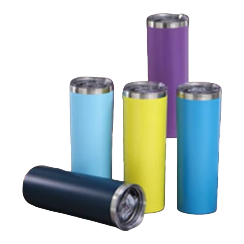 تم تصميم الأكواب الدافئة الملونة المصنوعة من الفولاذ غير القابل للصدأ بشكل مبسط Item Picture