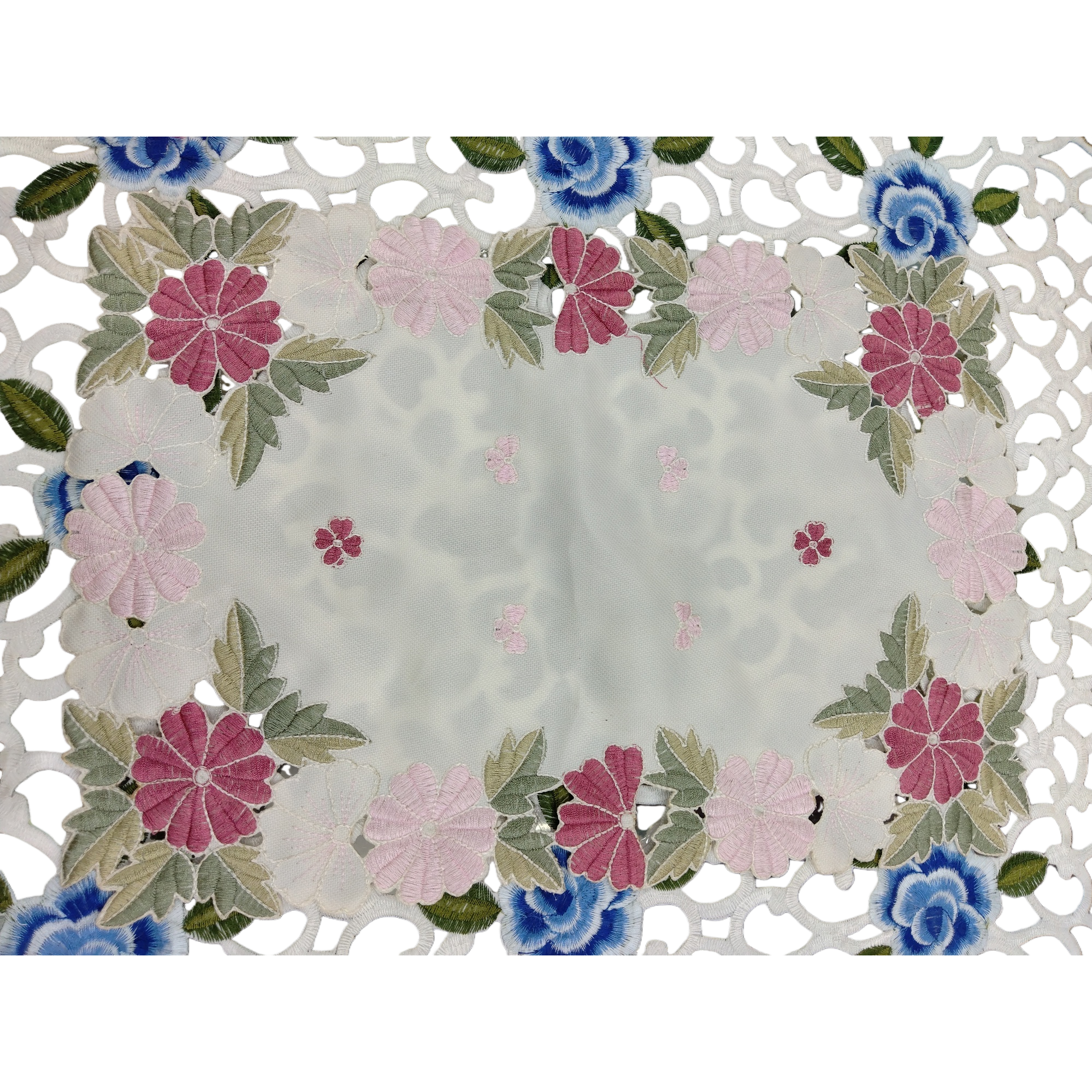 Colorful embroidered floral table MATS, Nordic-style home table MATS Item Picture