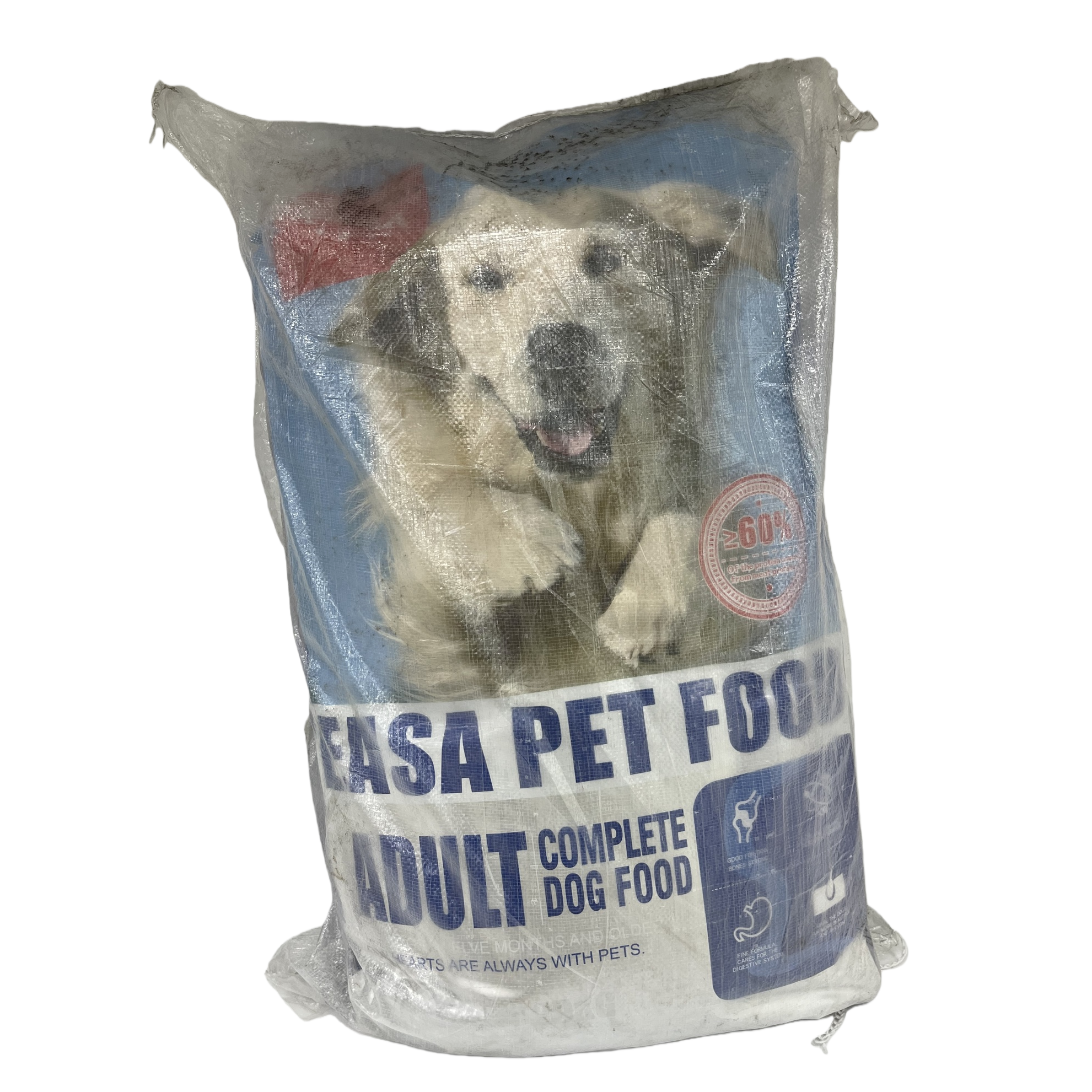 Blue packaged dog food, natural and grain-free, is specially designed for adult dogs with balanced nutrition Item Picture