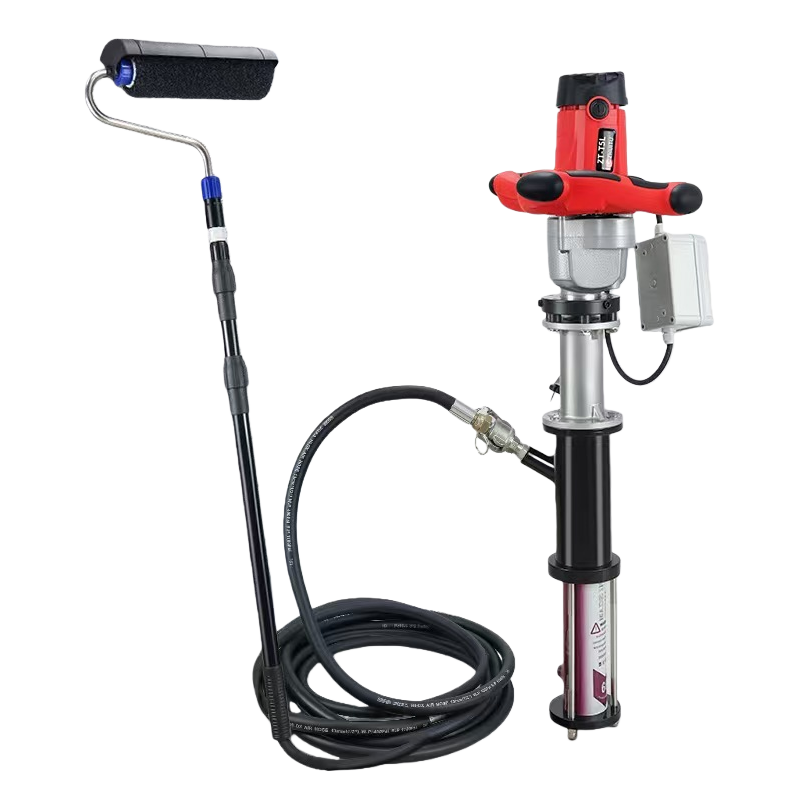 Red electric brush pump, household wall paint sprayer, portable and highly efficient spray painting tool Item Picture
