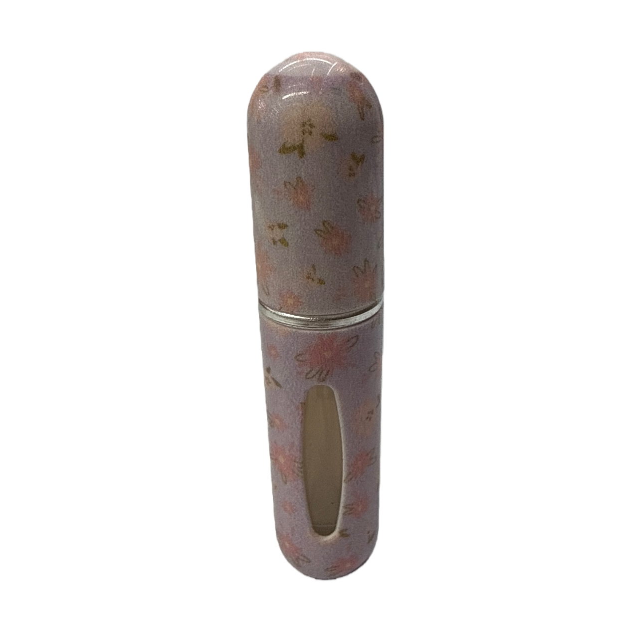Pink floral portable perfume bottle, glass spray bottle, travel-sized portable fragrance small bottle Item Picture