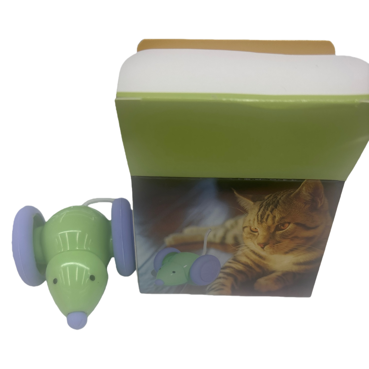 The green mouse toy is a cute cartoon children's educational and educational toy Item Picture