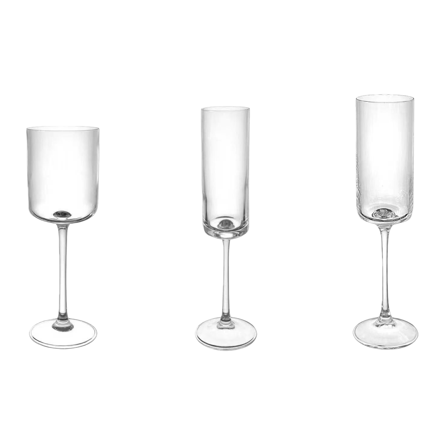 Transparent goblets, glass wine glasses, home banquet red wine glasses, water cups 12oz Item Picture