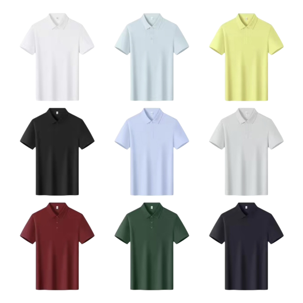 قميص بولو 9 ألوان، قمصان قطنية صينية Item Picture