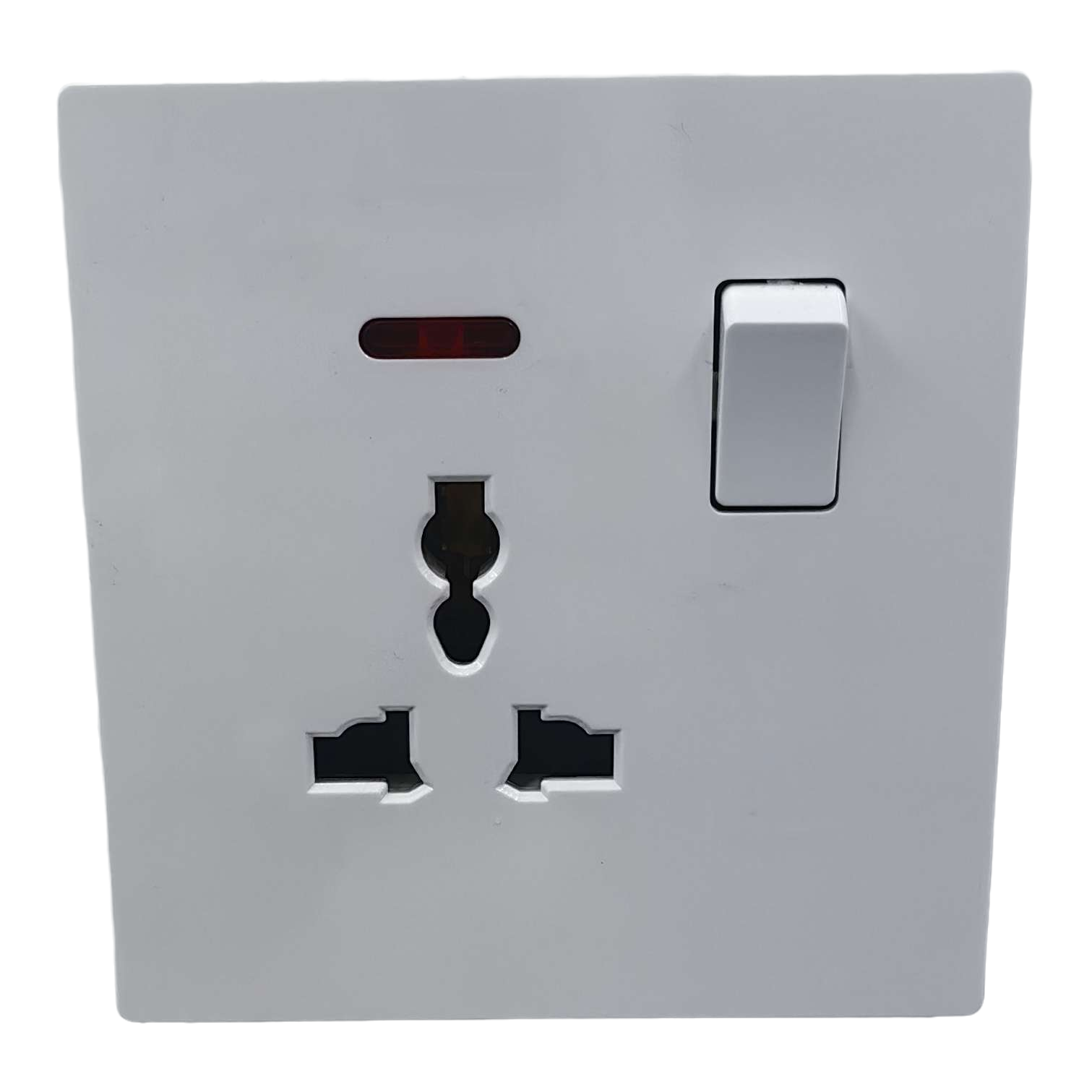 The T2 white 13A multi-functional socket panel and the 86-type household wall switch panel are simple, modern and pure white Item Picture
