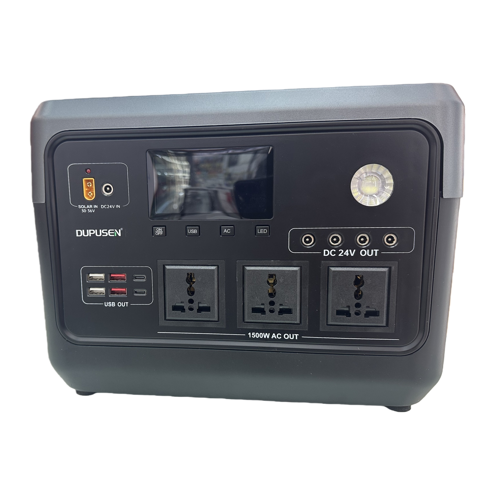 Black portable power inverter 220V car home converter Item Picture