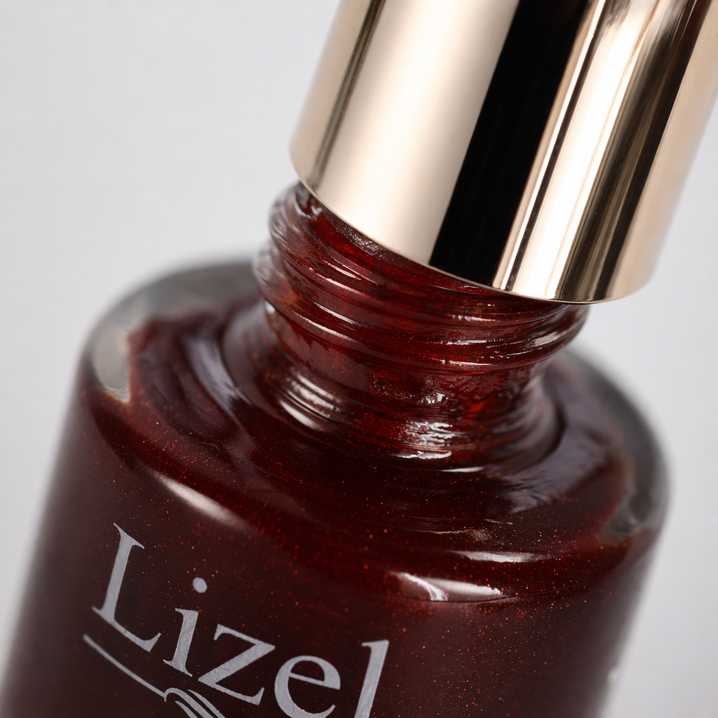 20ml nail polish bottle with golden umbrella cap. The color can be freely matched with nail polish Application Scenario