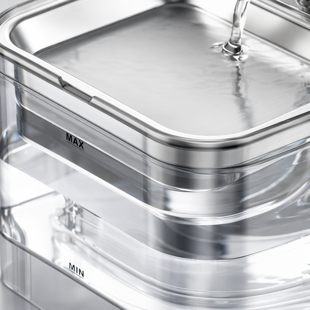 Transparent pet water dispenser, silent circulation, automatic water dispenser for cats and dogs Application Scenario