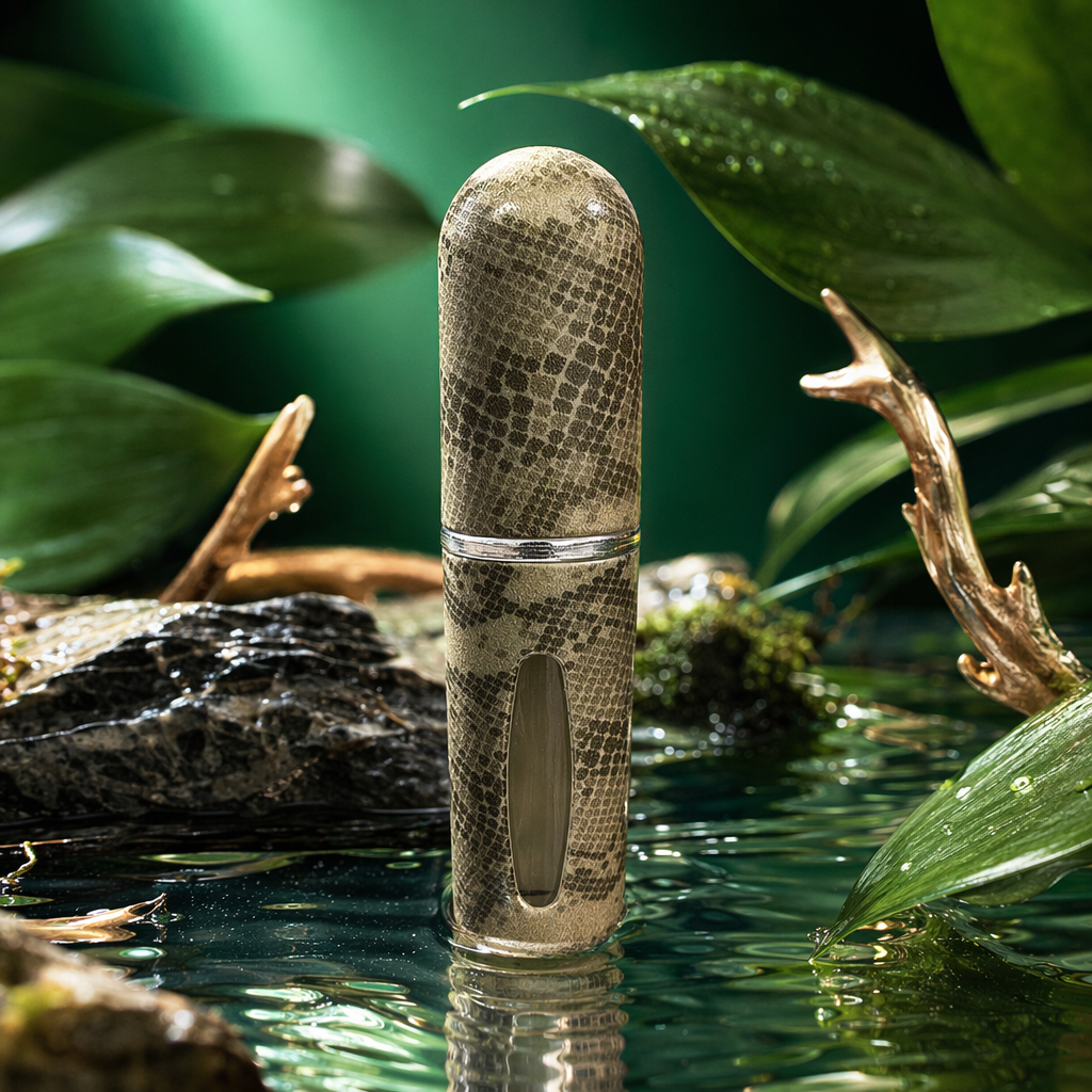 5ml Snake pattern perfume portioning bottle, multi-functional portioning bottle, travel bottle, convenient portioning bottle Specification image