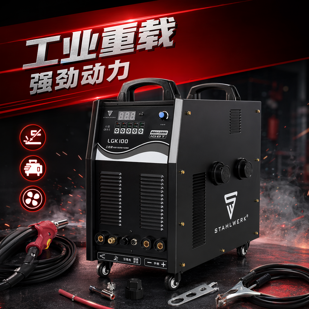Black welding machine, all-copper coil DC electric welding machine, portable for both household and industrial use Specification image