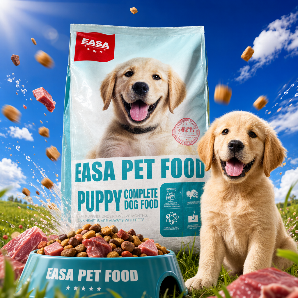 Blue and white packaged bag dog food, natural grain-free adult dog food, complete nutrition Specification image