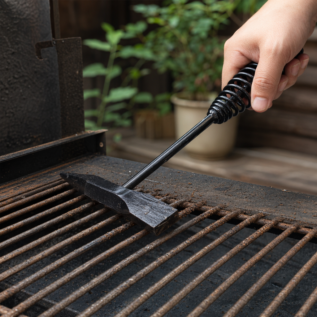 Black spring hammer is a household multi-functional striking tool and a portable hardware repair accessory details Picture