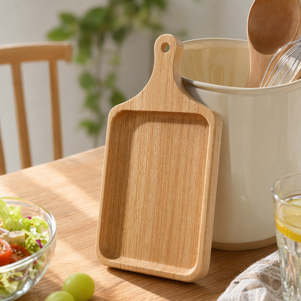 Wooden rectangular pizza trays, baking pans, baking tools, household kitchen, heat-resistant details Picture