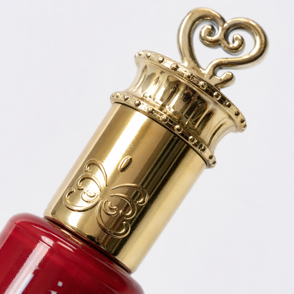 20ml nail polish bottle with golden butterfly-shaped cap. The color can be matched with nail polish at will Application Scenario