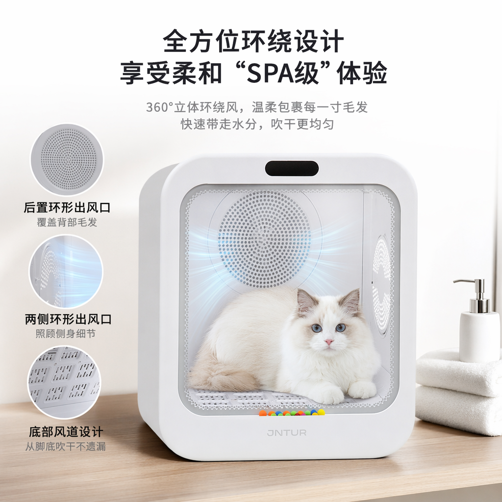 白色透明宠物箱 可折叠便携式航空箱 宠物出行收纳箱