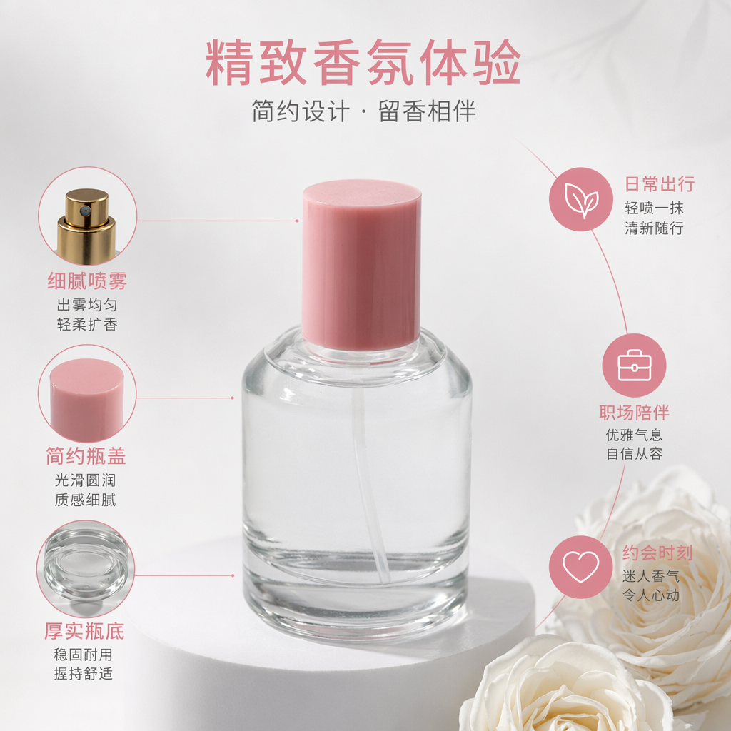 The new 50ml perfume bottle cap can be freely matched
