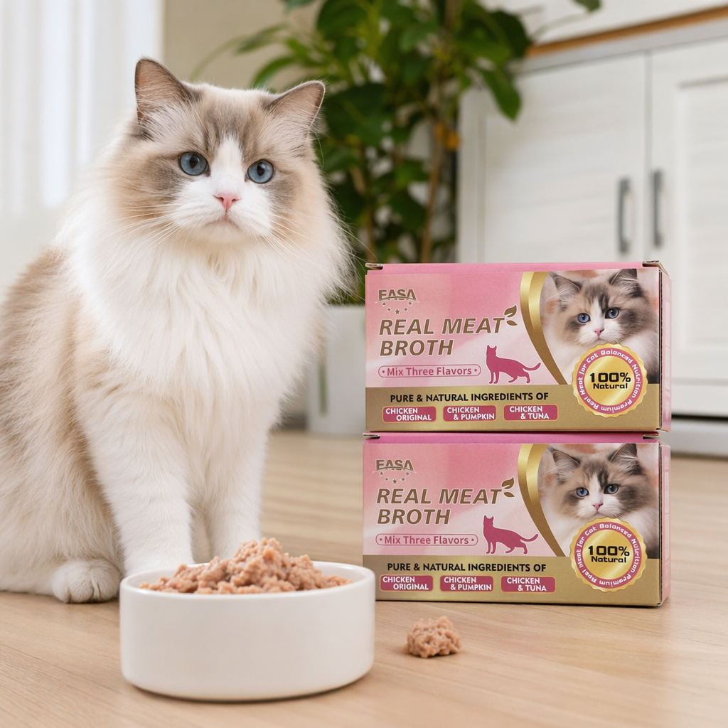 Pink packaged cat meat puree details Picture