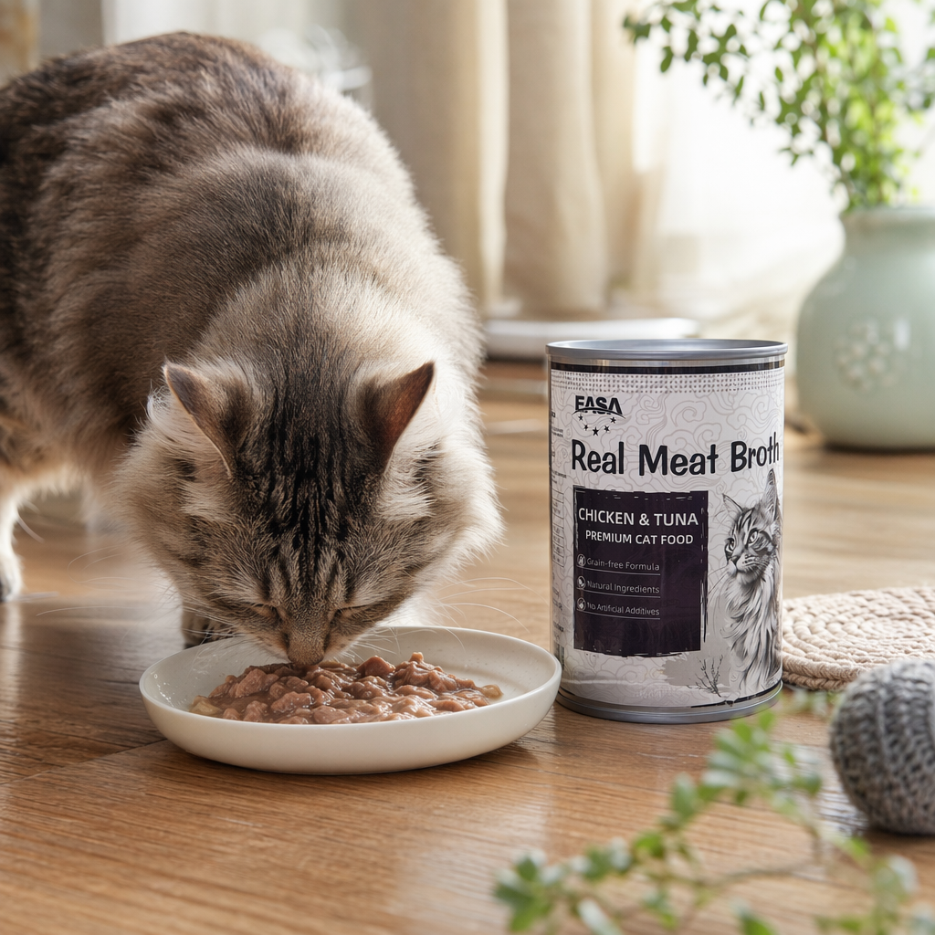 Real Meat Broth Chicken Tuna White Canned Cat Food High-quality canned cat food details Picture