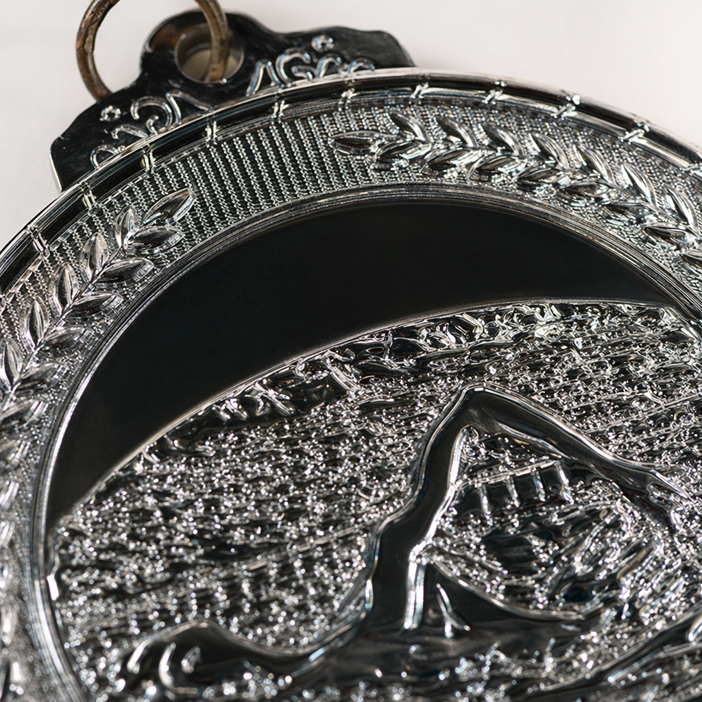 Customized silver medal commemorative medal, silver-plated metal process medal Application Scenario