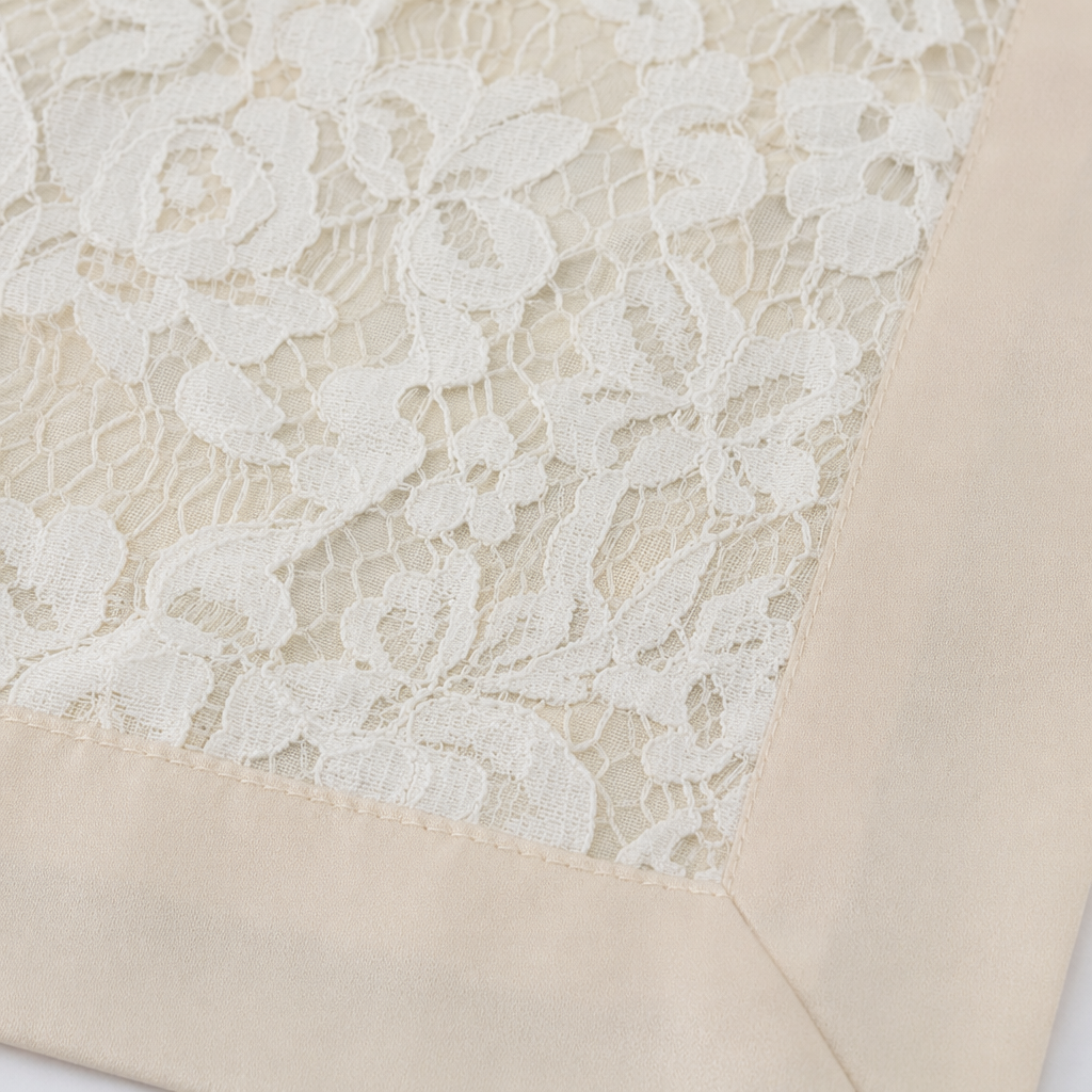 Beige framed lace decorative home decor in a simple style Application Scenario