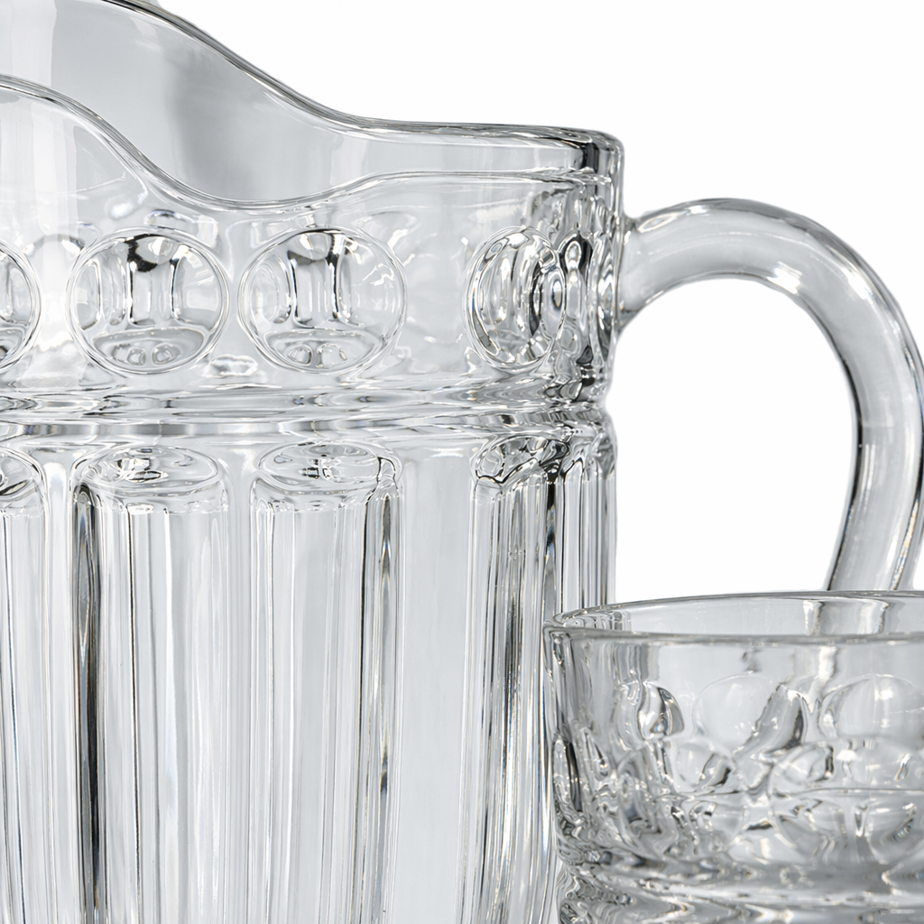 Transparent glass water bottle and cup set, household heat-resistant tea set and drinking cup combination Application Scenario