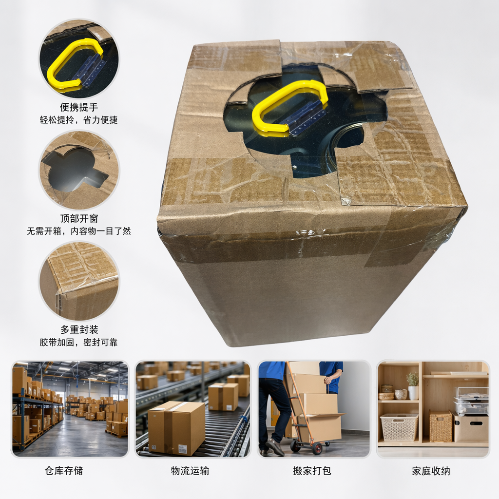 棕色纸箱 加厚牛皮纸快递包装箱 通用型物流运输用