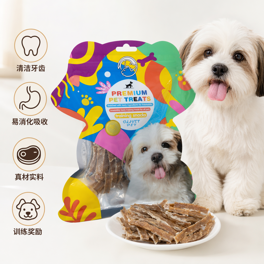 彩色包装袋狗零食宠物磨牙洁齿零食独立小包装