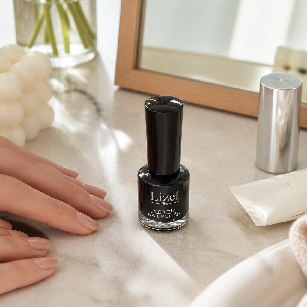 20ml nail polish bottle with black cap, nail polish color can be matched freely details Picture