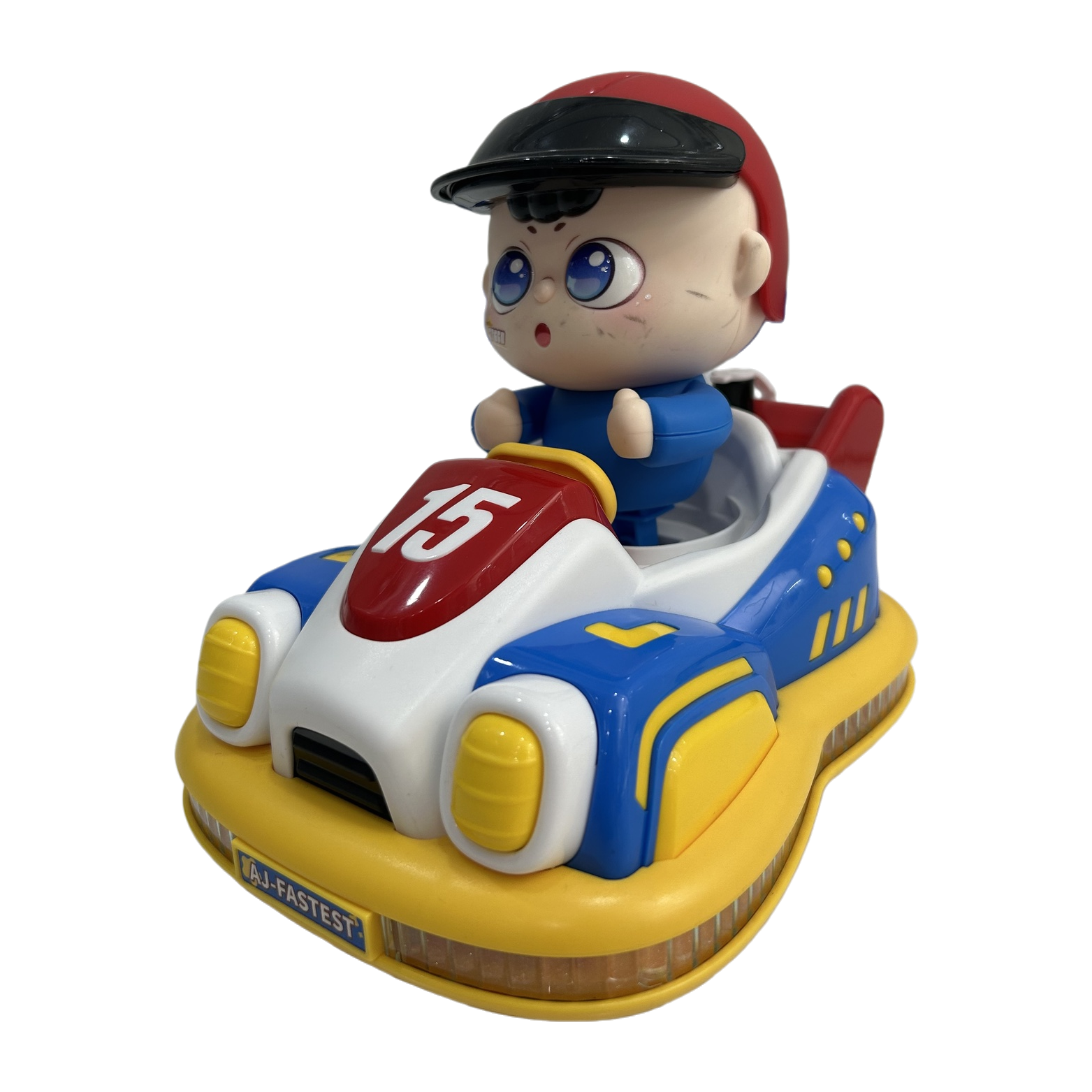Colorful toy cars with cartoon character sets, children's educational early education car models Item Picture