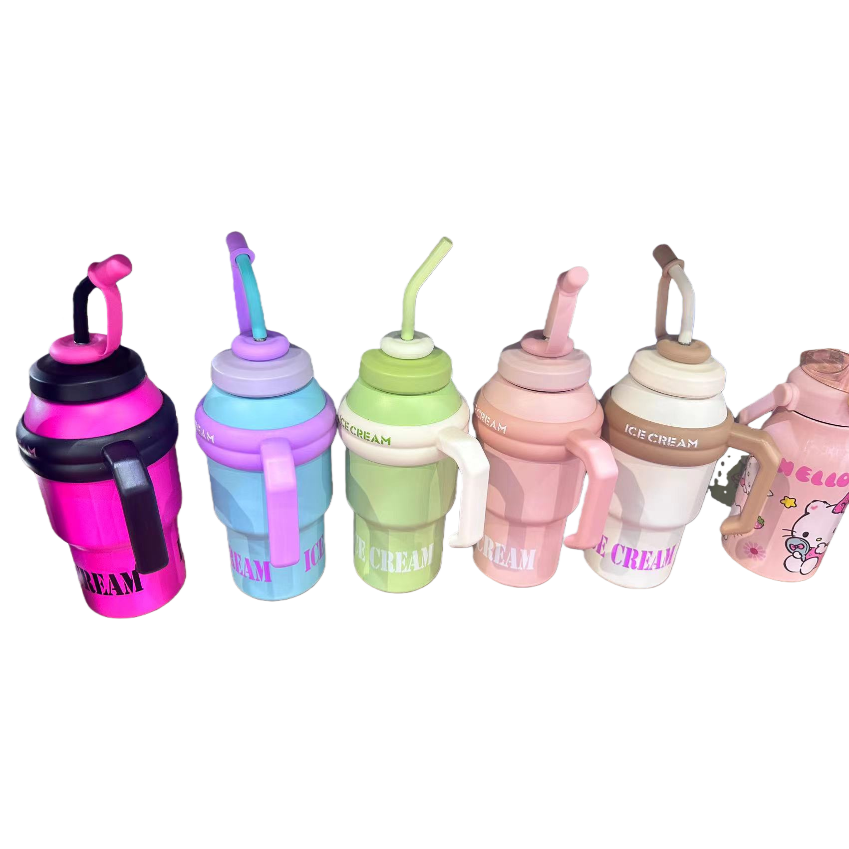 Colorful insulated cup, stainless steel vacuum insulated portable water cup, fashionable and simple design Item Picture