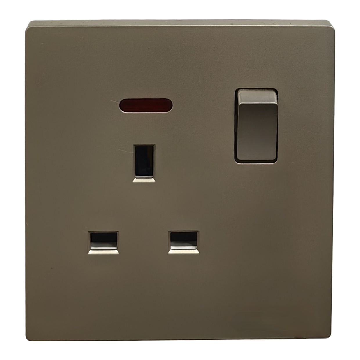 T2 Golden 13A socket, Type 86, suitable for both home and office use, wall switch outlet exclusively Item Picture