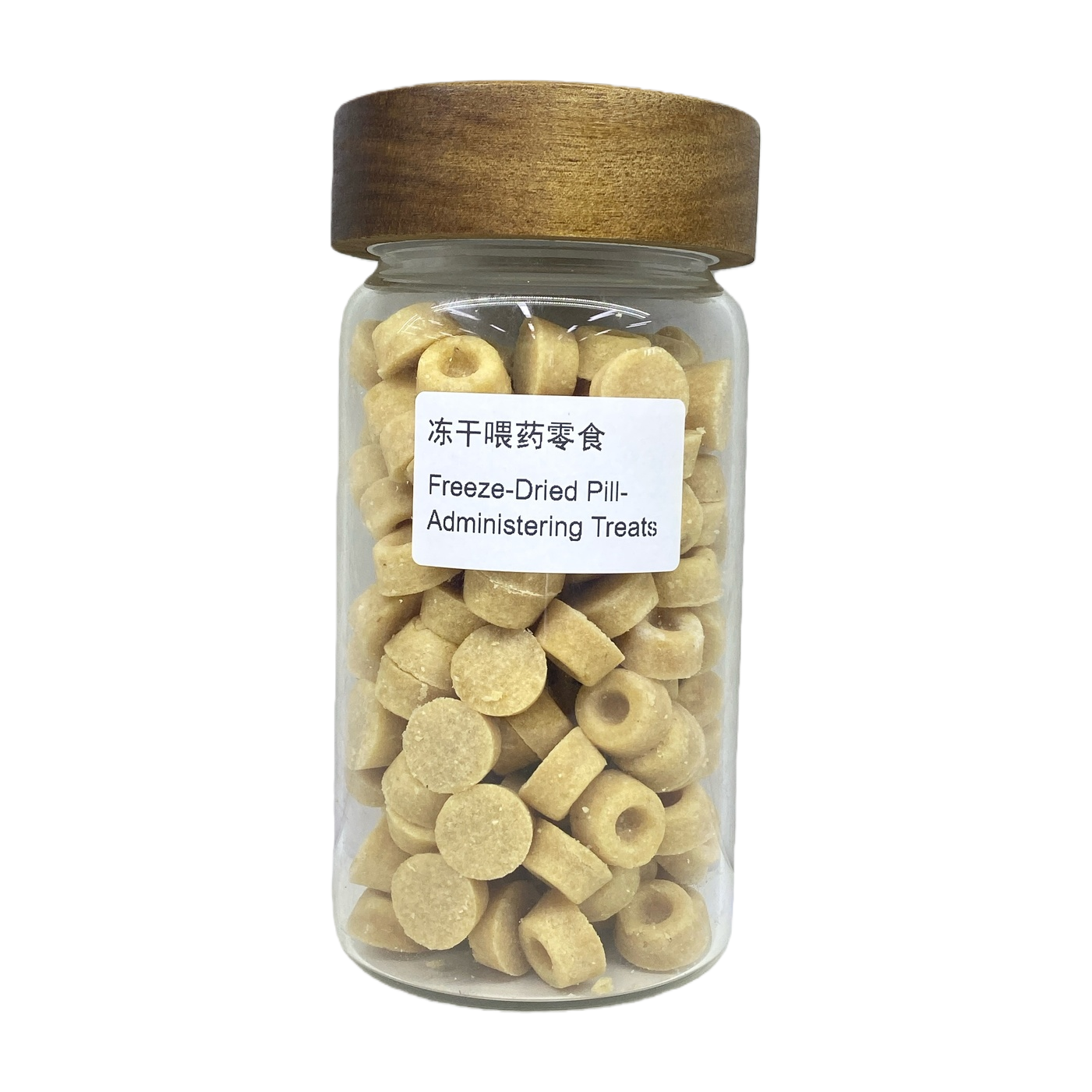 透明玻璃罐装冻干喂药零食 宠物专用健康零食 Item Picture