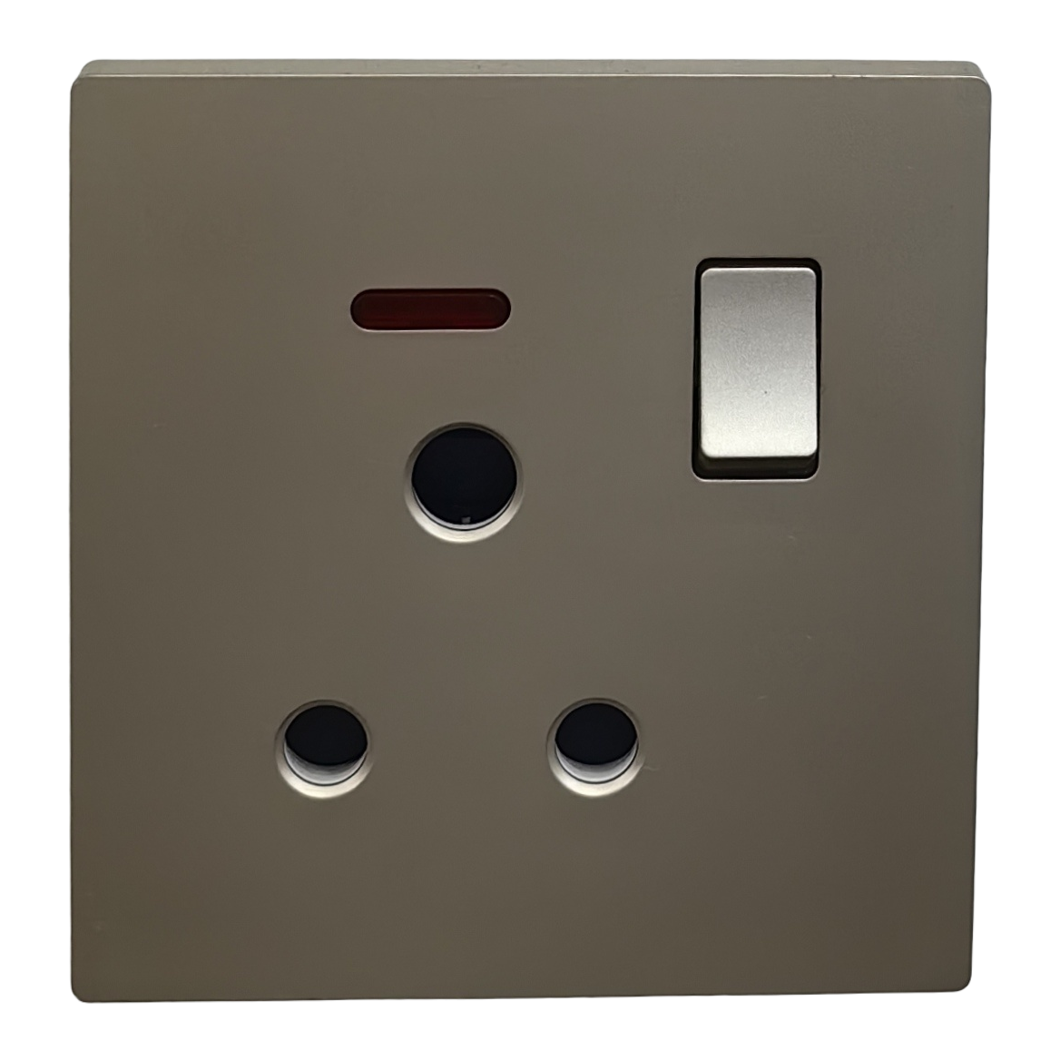T2 Gold 15A panel socket, household wall socket, waterproof, fireproof and flame-retardant outlet Item Picture