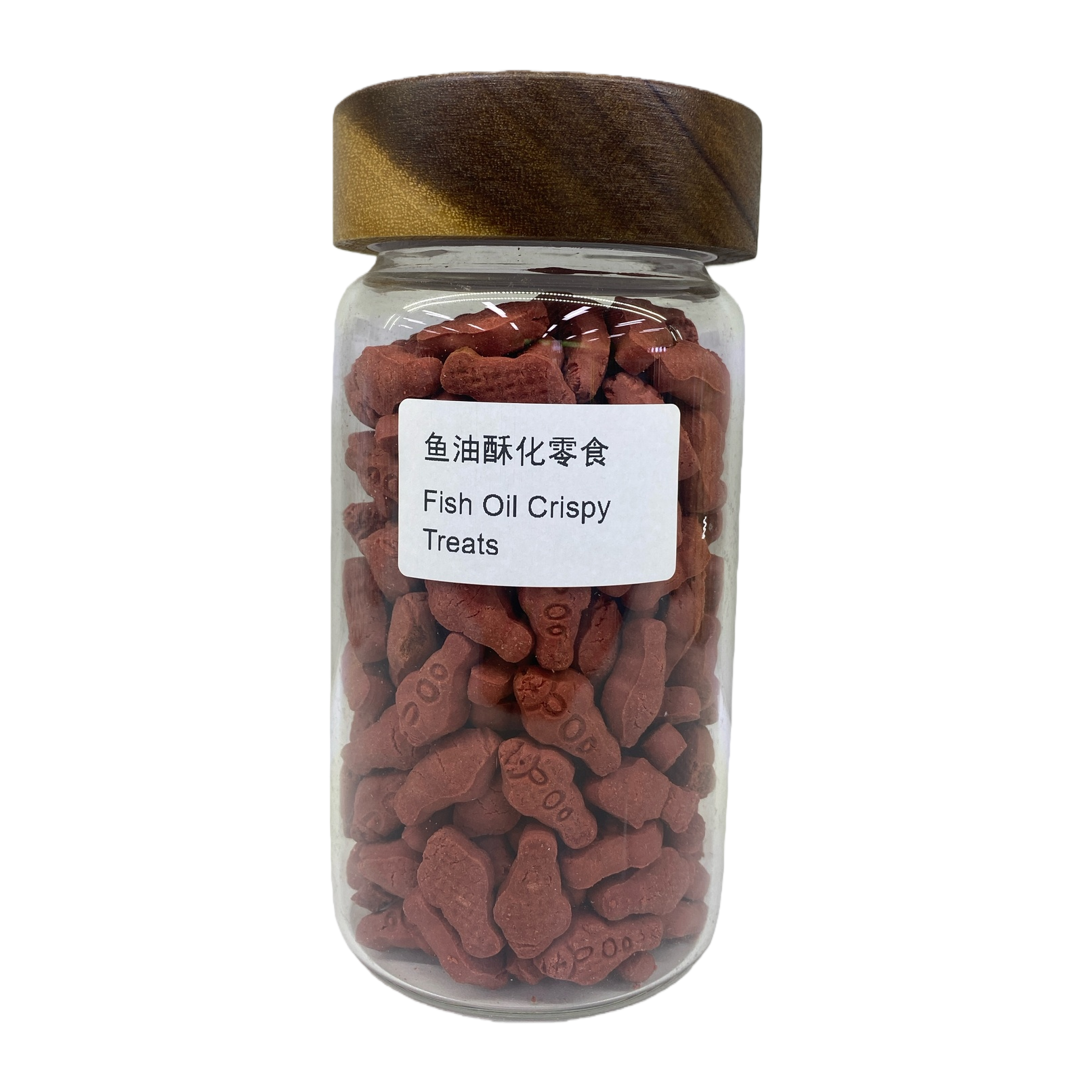 Transparent glass canned fish oil flaky snacks, individual small packages, healthy snacks Item Picture