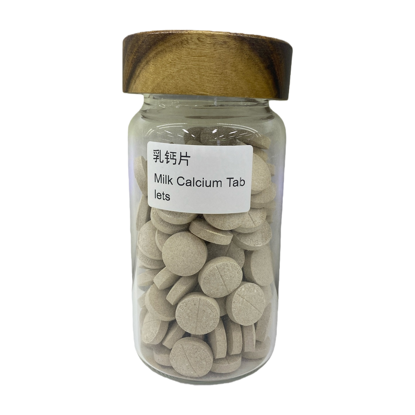 Transparent glass canned milk calcium tablets and calcium supplements are easily absorbed and suitable for both children and adults Item Picture