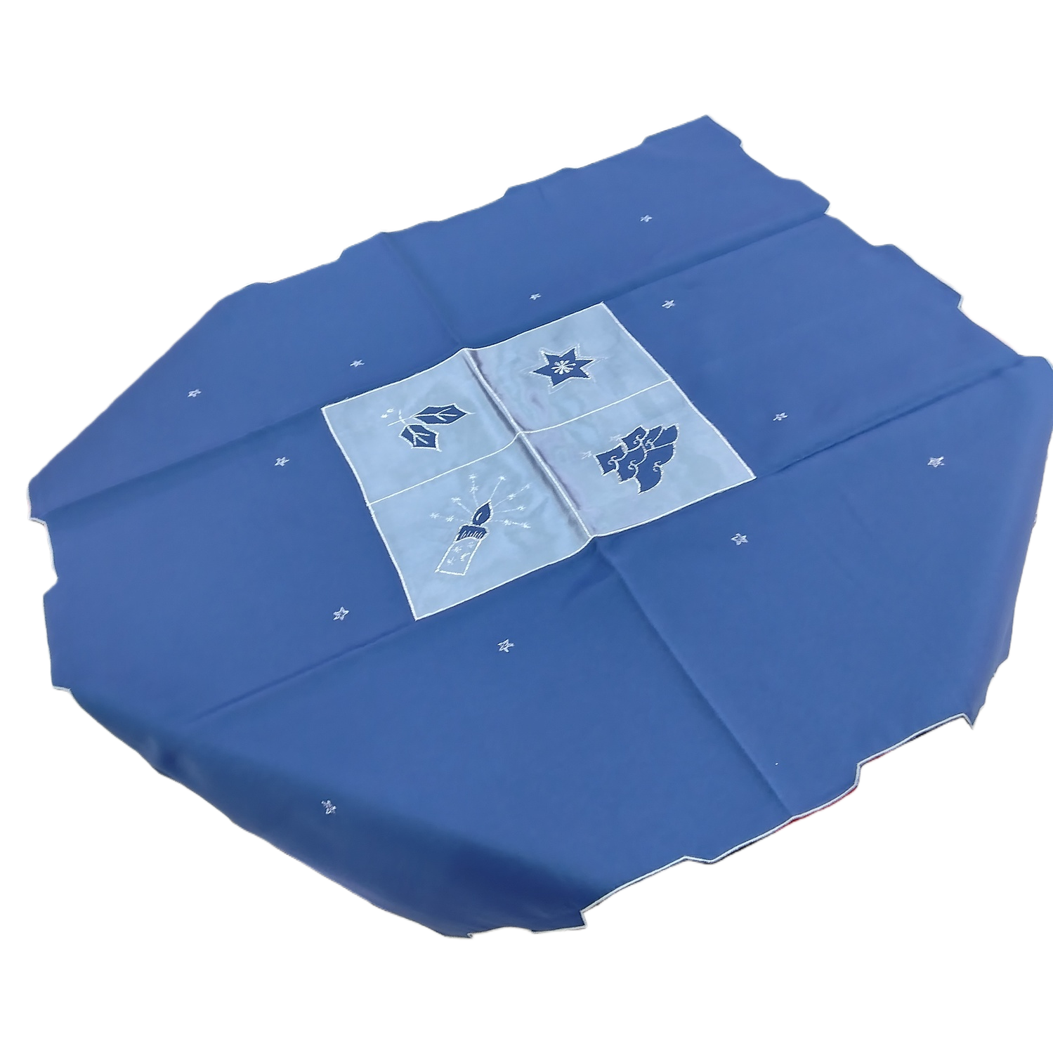Blue tablecloths, tablecloths and placemats are for use in the living room and kitchen Item Picture