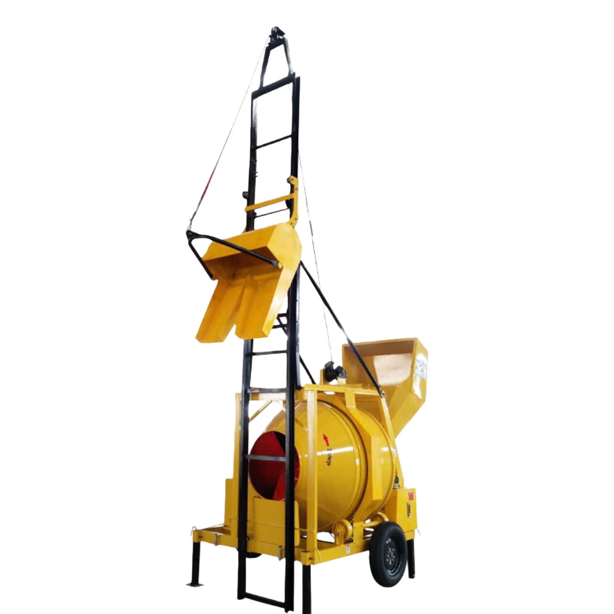 Yellow concrete mixer, 30L large-capacity household small electric mixer Item Picture