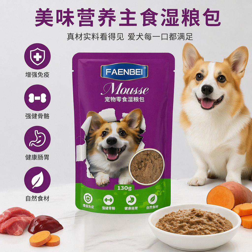 包装宠物湿粮狗粮袋纸盒
