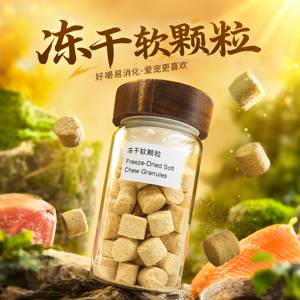 Transparent glass cans for freeze-dried soft particles, food-grade sealed preservation Specification image